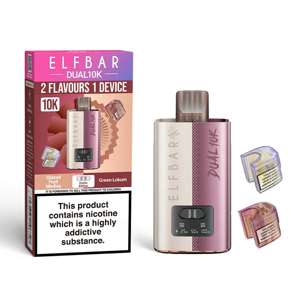 EXOTIC EDITION - ELF BAR DUAL 10K DISPOSABLE VAPE - 20MG(2%)