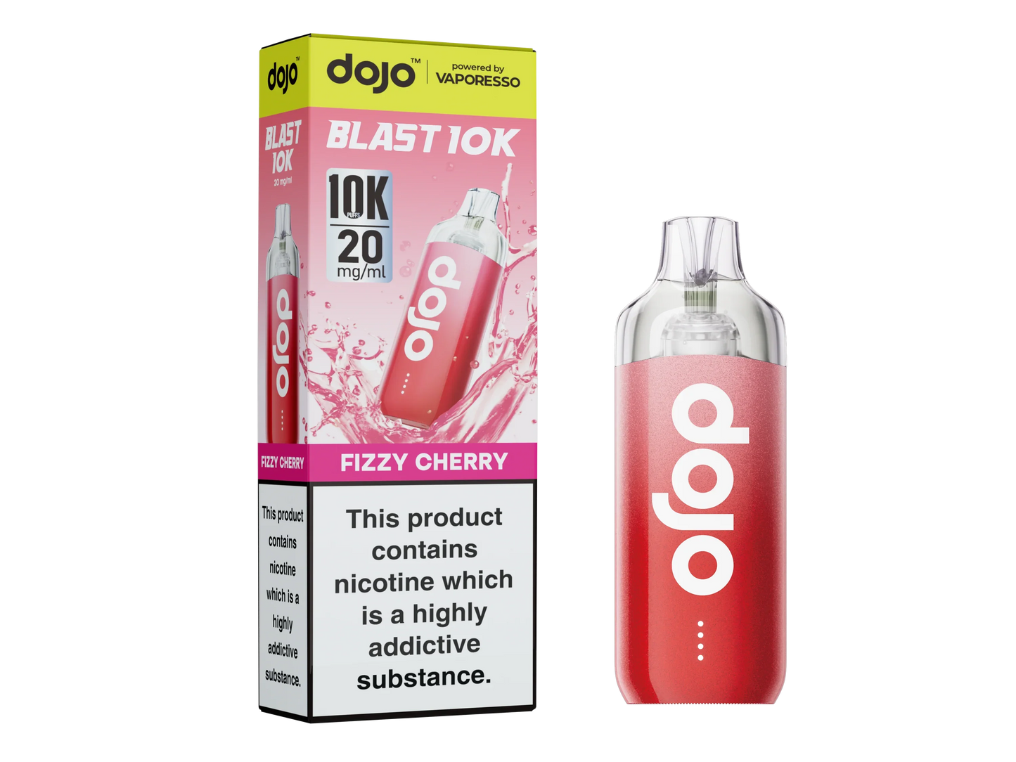 Fizzy Cherry - Vaporesso Dojo Blast 10K Prefilled Pod Kit