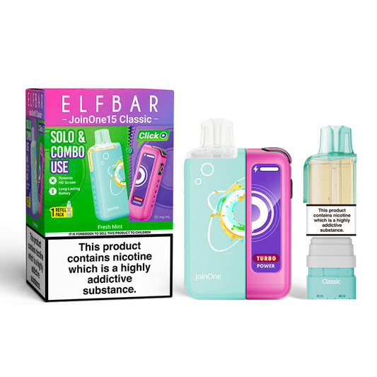 Elfbar Joinone 15 Classic Prefilled Kit - Fresh Mint