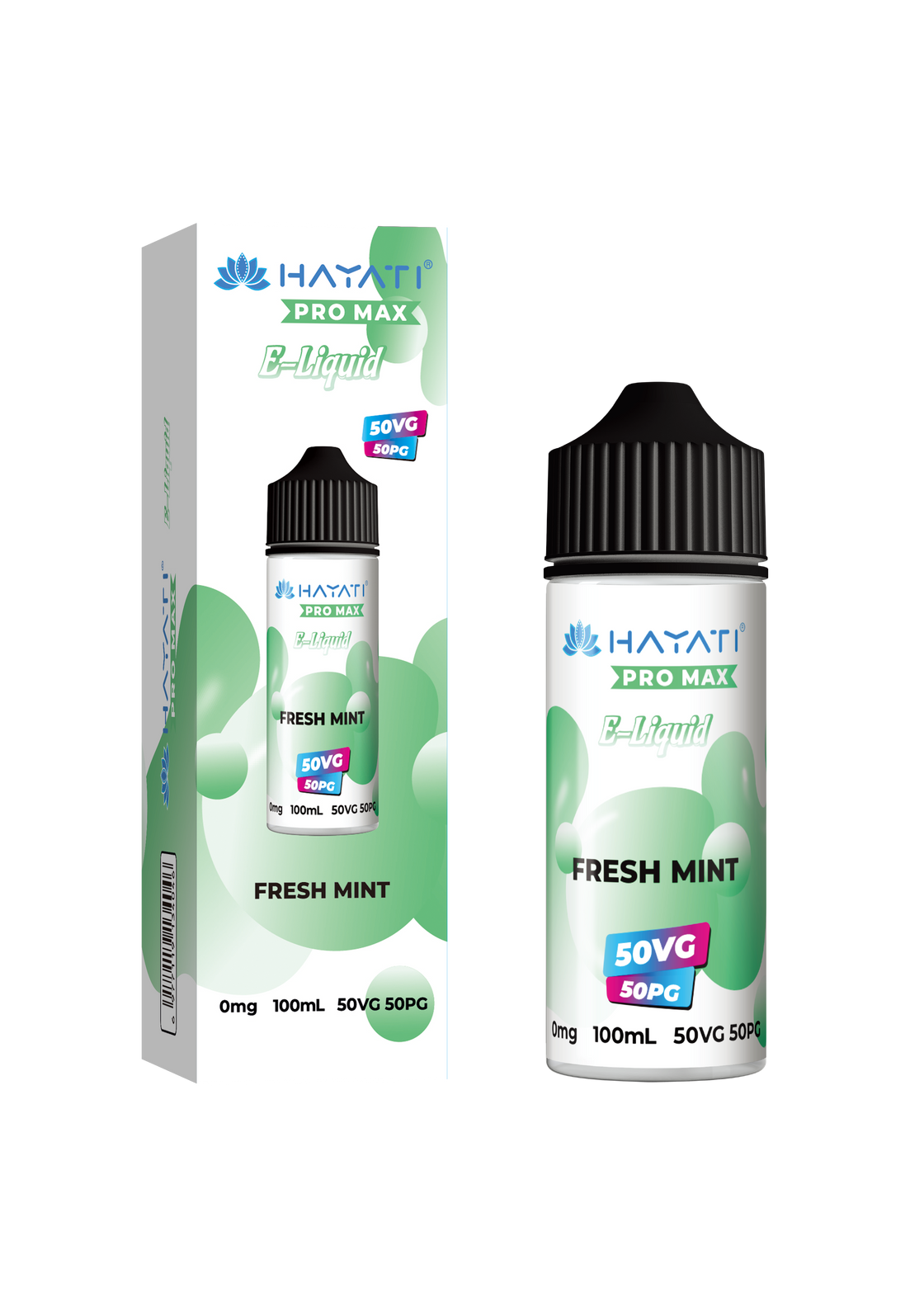 FRESH MINT - HAYATI PRO MAX 100ML SHORT FILL - 50/50PG/VG E-LIQUID