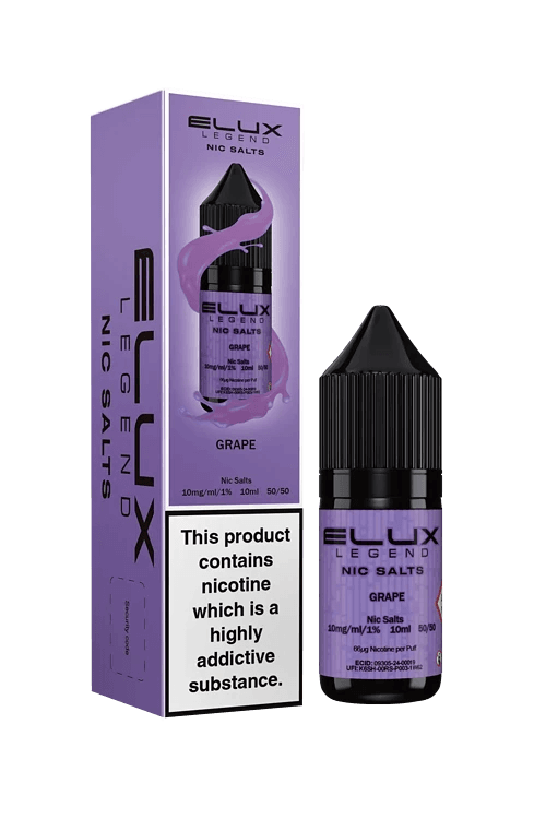 GRAPE 10ML NIC SALT BY ELUX LEGEND 10MG(1%) | 20MG(2%)