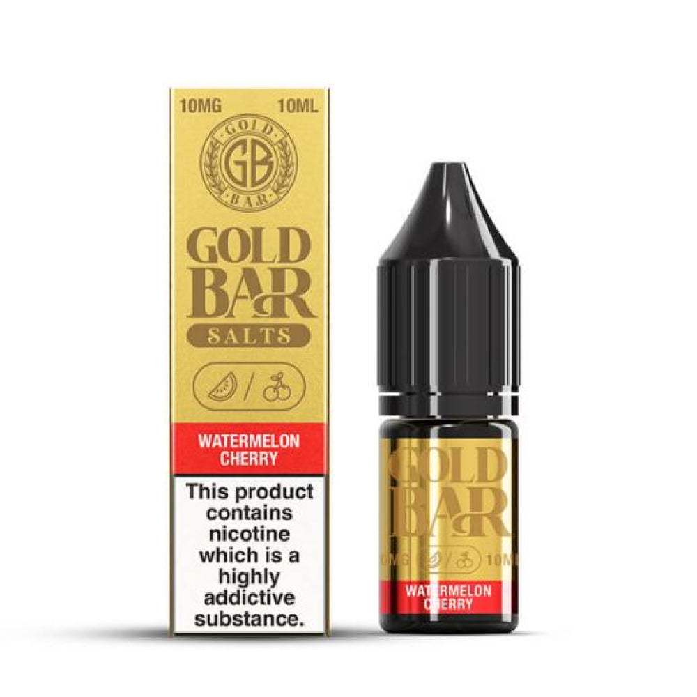 WATERMELON CHERRY 10ML E LIQUID NICOTINE SALT BY GOLD BAR