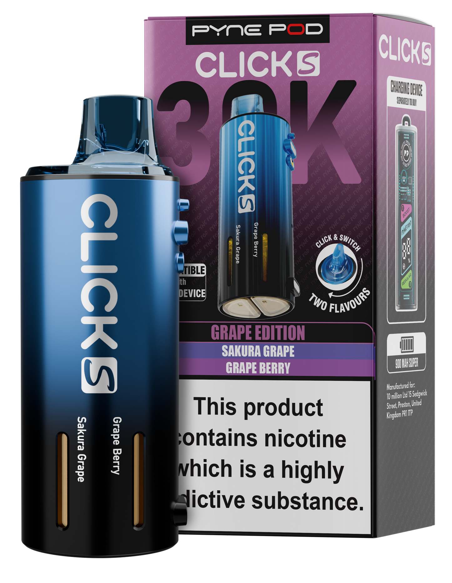 Pyne Pod Click S 30K Refill Pod