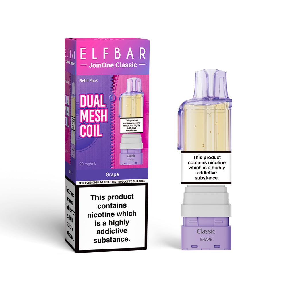 Elf Bar JoinOne Classic Prefilled Pod + Refill Container