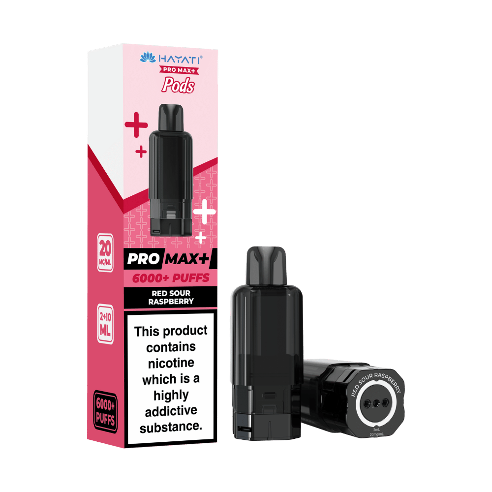 Hayati Pro Max Plus 6000 Prefilled Pod - Red Sour Raspberry
