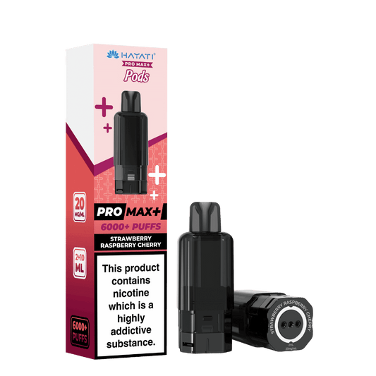 Hayati Pro Max Plus 6000 Prefilled Pod - Strawberry Raspberry Cherry