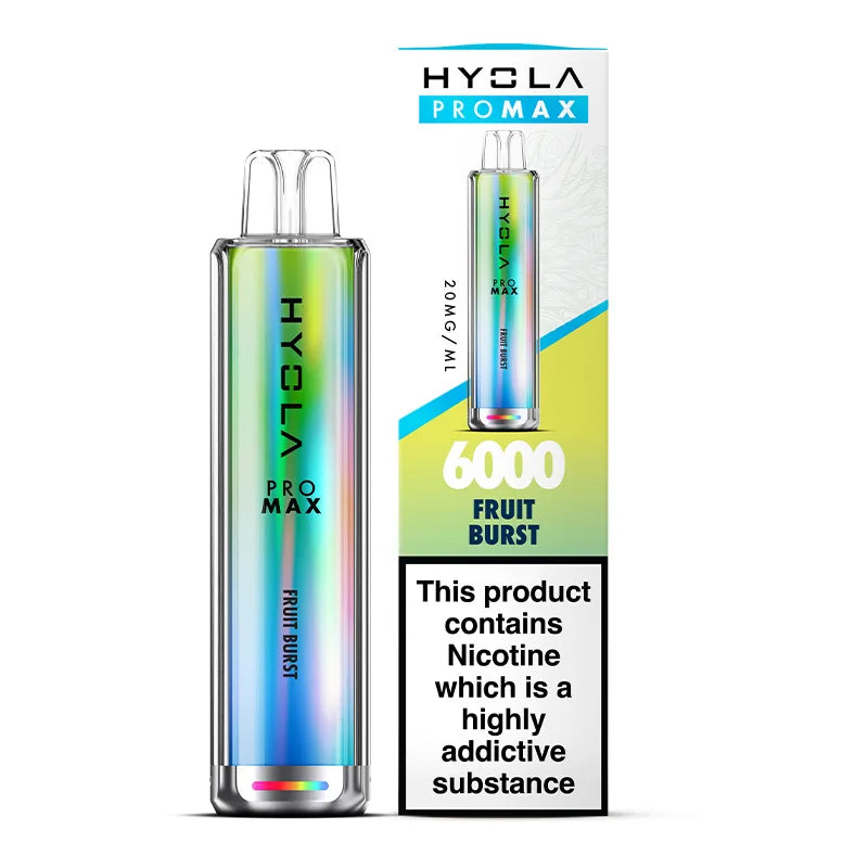 FRUIT BURST - HYOLA PRO MAX 6000 DISPOSABLE VAPE - 20MG(2%)