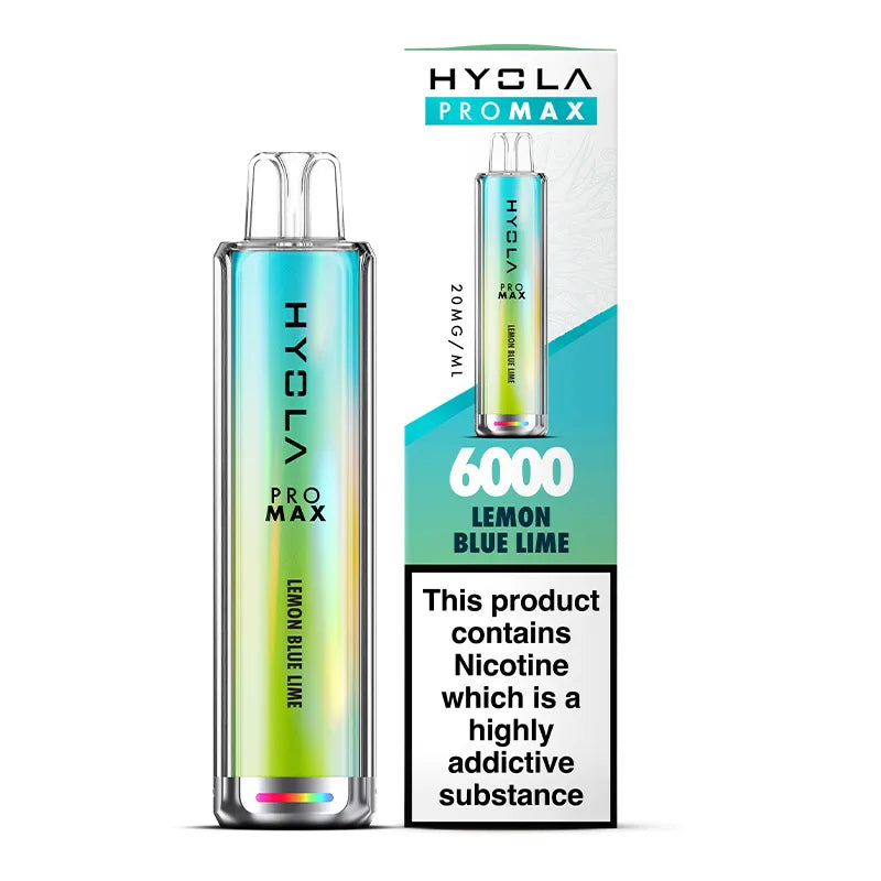 LEMON BLUE LIME - HYOLA PRO MAX 6000 DISPOSABLE VAPE - 20MG(2%)