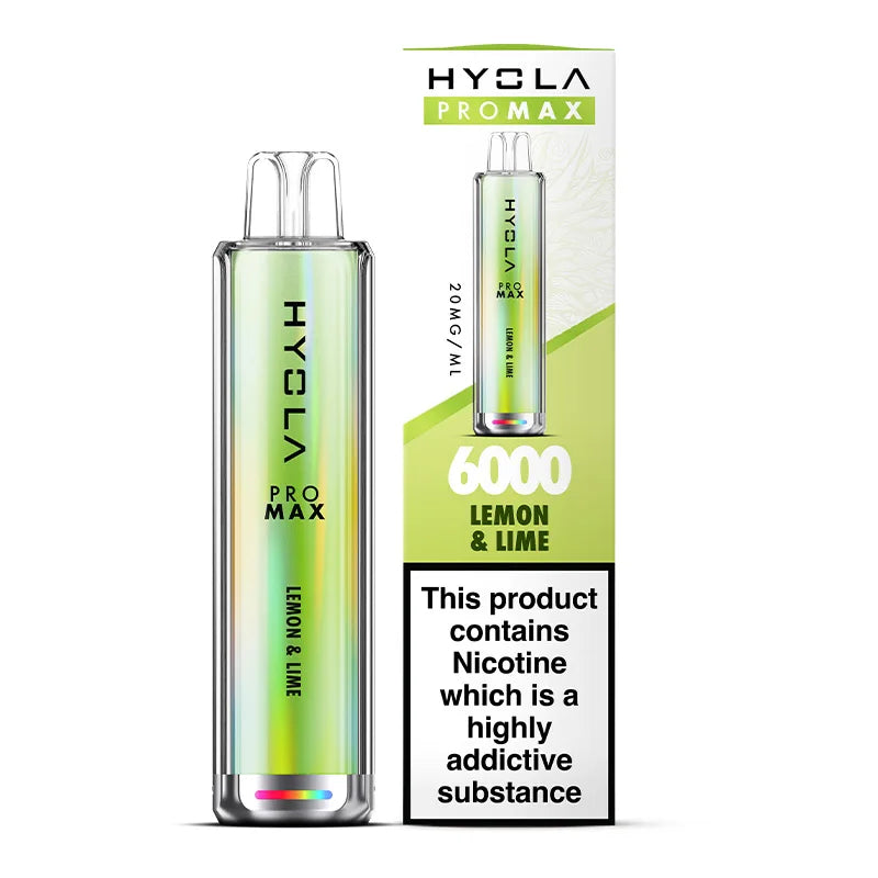 LEMON & LIME - HYOLA PRO MAX 6000 DISPOSABLE VAPE - 20MG(2%)