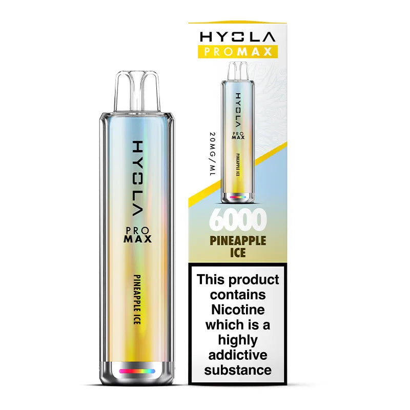 PINEAPPLE ICE - HYOLA PRO MAX 6000 DISPOSABLE VAPE - 20MG(2%)