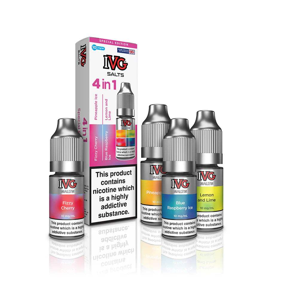 SPECIAL EDITION IVG 4 IN 1 NIC SALTS