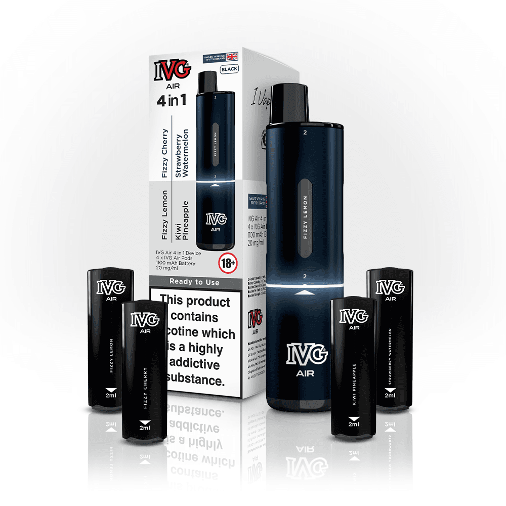 BLACK EDITION IVG AIR 4 IN 1 VAPE KIT