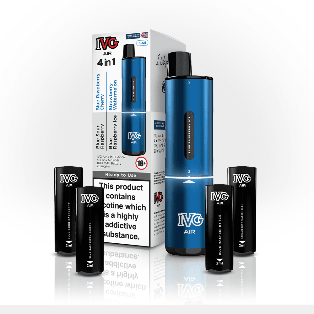 BLUE EDITION IVG AIR 4 IN 1 VAPE KIT