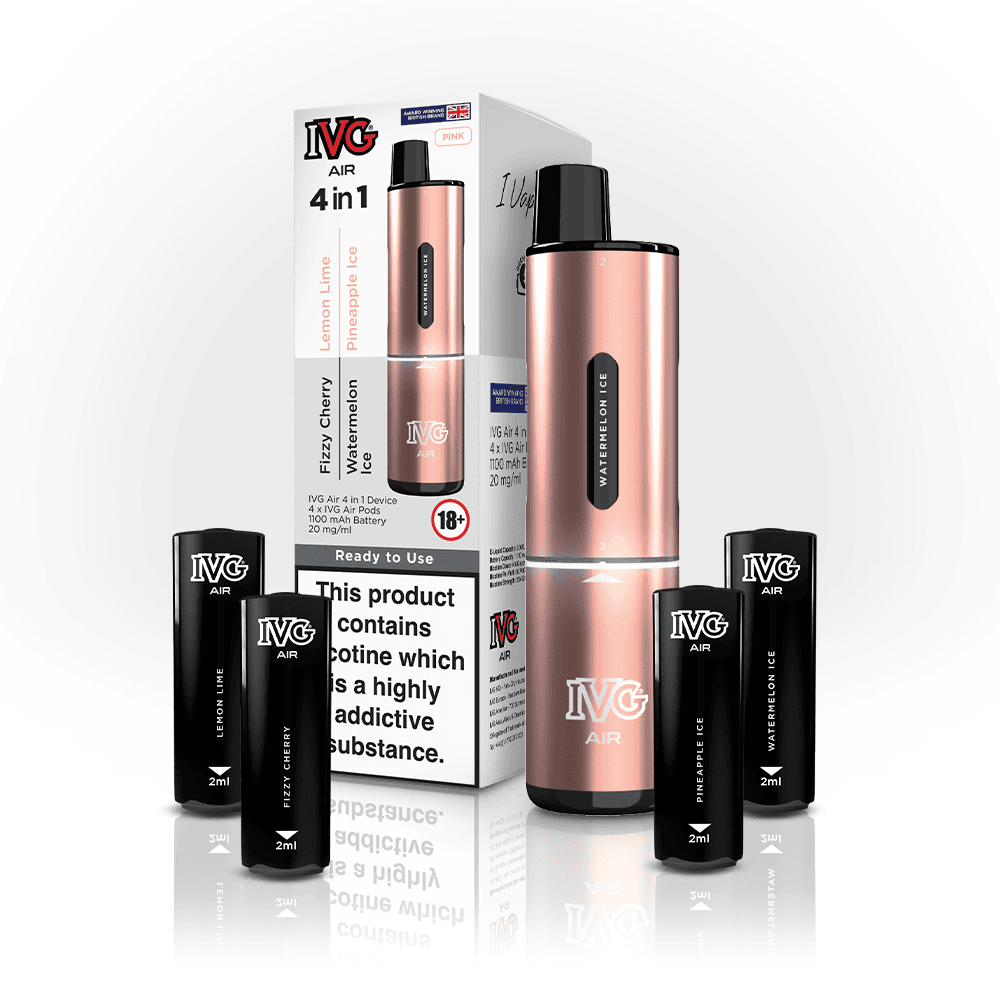 PINK EDITION IVG AIR 4 IN 1 VAPE KIT