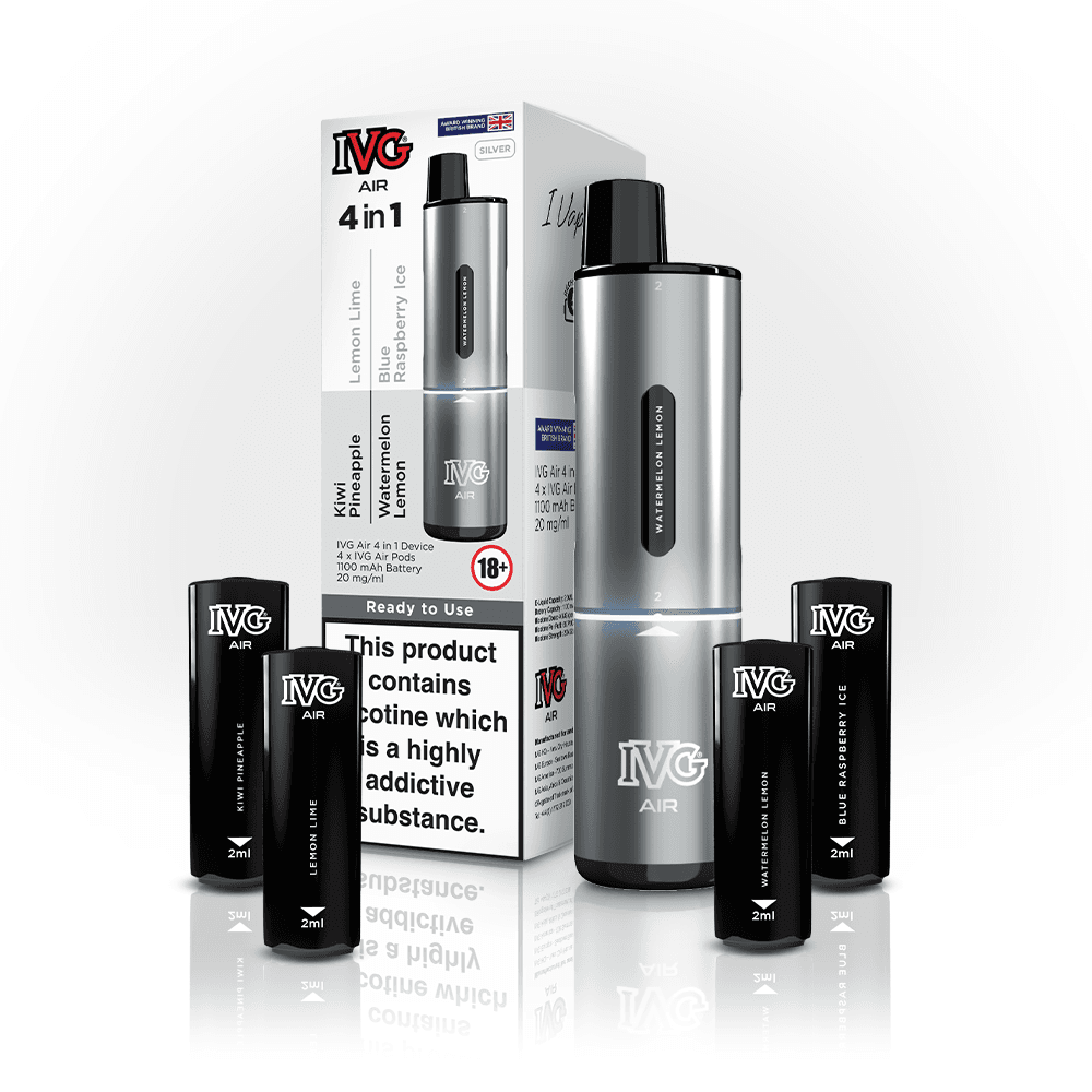 SILVER EDITION IVG AIR 4 IN 1 VAPE KIT