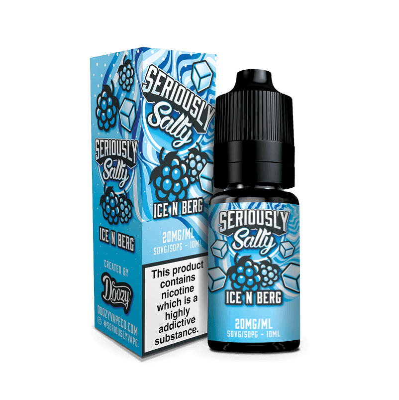 ICE N BERG - 10ML NIC SALT E-LIQUID BY SERIOUSLY SALTY