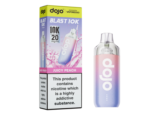 Juicy Peach - Vaporesso Dojo Blast 10K Prefilled Pod Kit