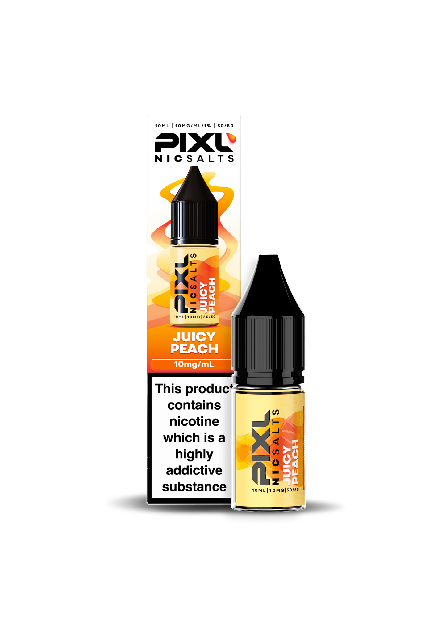 Juicy Peach E-Liquid by Pixl Nic Salts