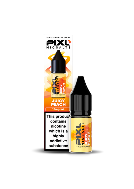 Juicy Peach E-Liquid by Pixl Nic Salts