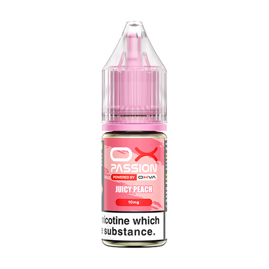 JUICY PEACH 10ML NIC SALT BY OXVA OX PASSION 10MG(1%) | 20MG(2%)
