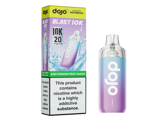 Kiwi Passionfruit & Guava - Vaporesso Dojo Blast 10K Prefilled Pod Kit