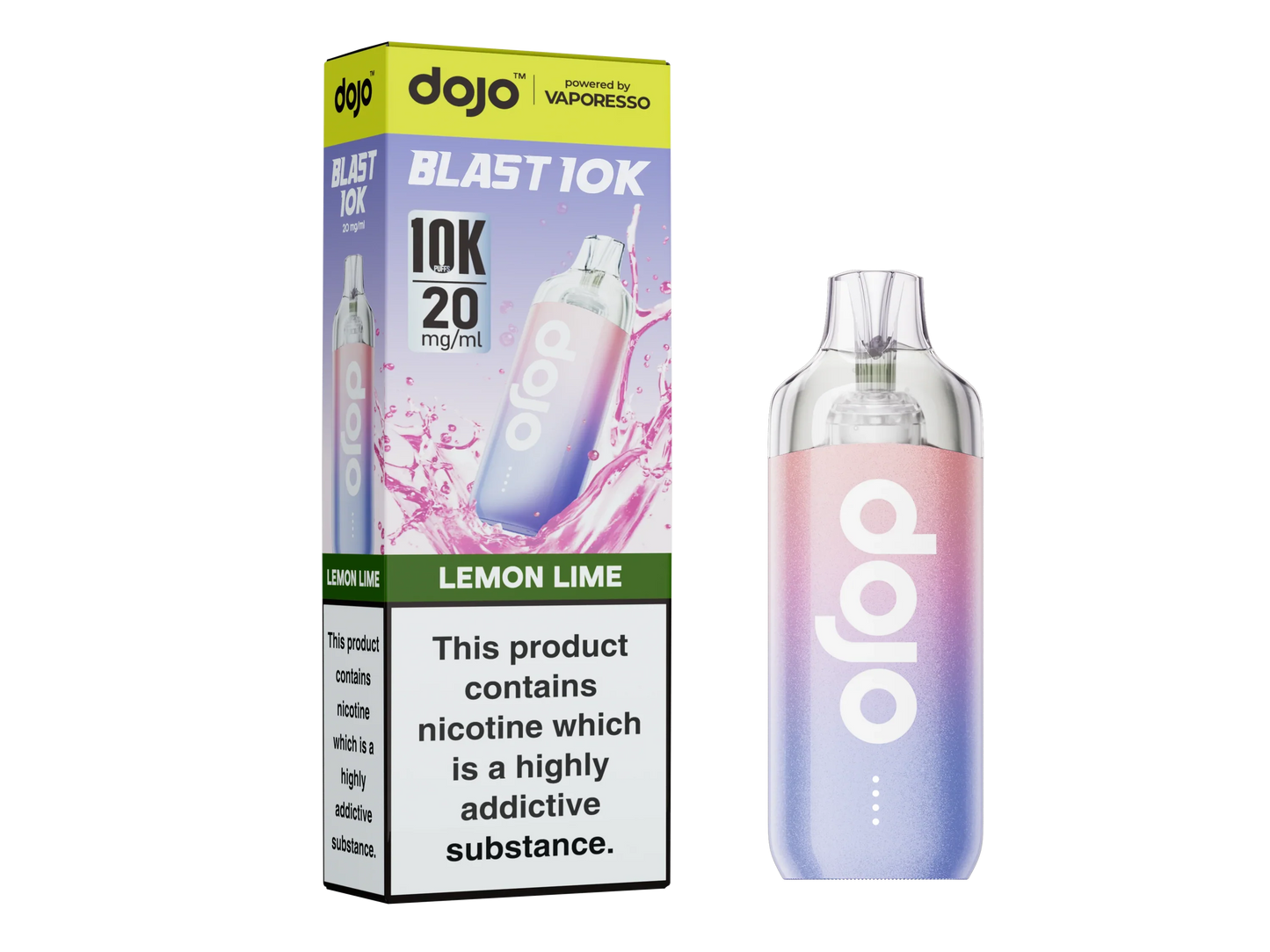 Lemon & Lime - Vaporesso Dojo Blast 10K Prefilled Pod Kit