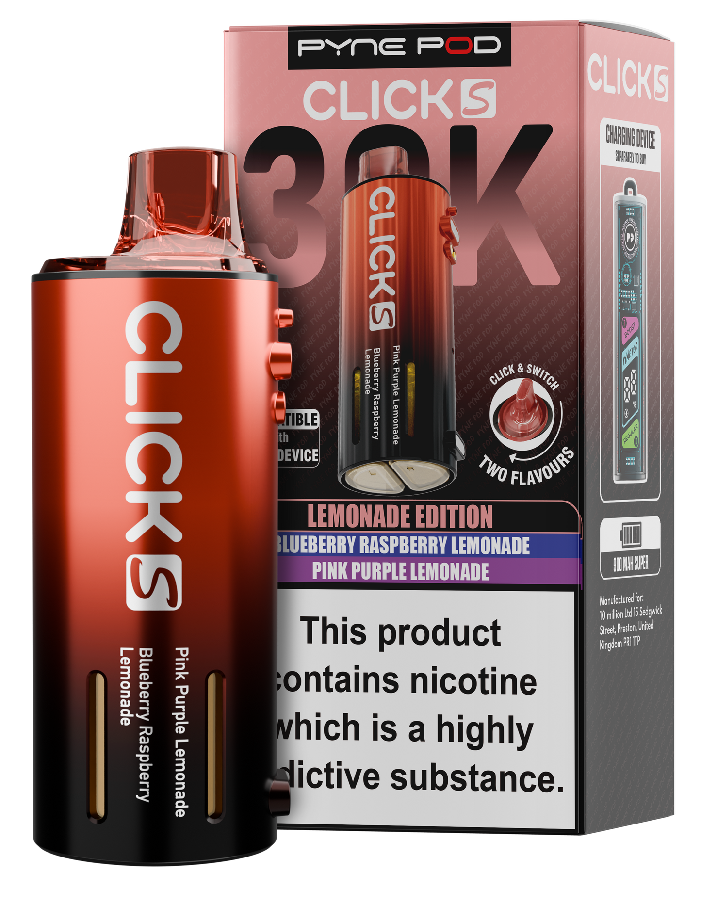 Pyne Pod Click S 30K Refill Pod