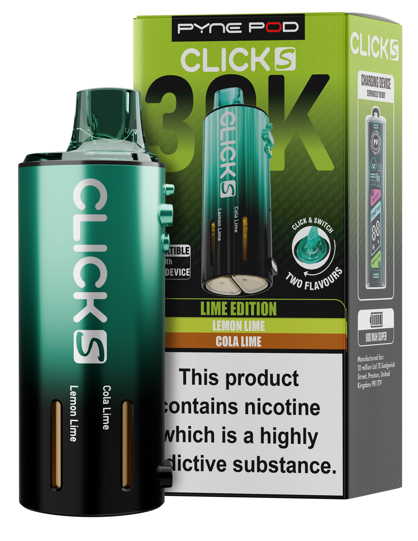 Pyne Pod Click S 30K Refill Pod