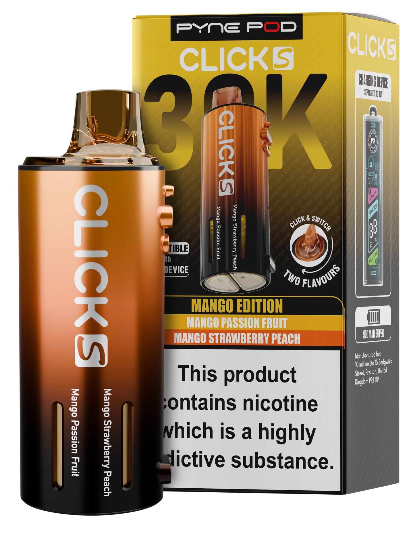 Pyne Pod Click S 30K Refill Pod