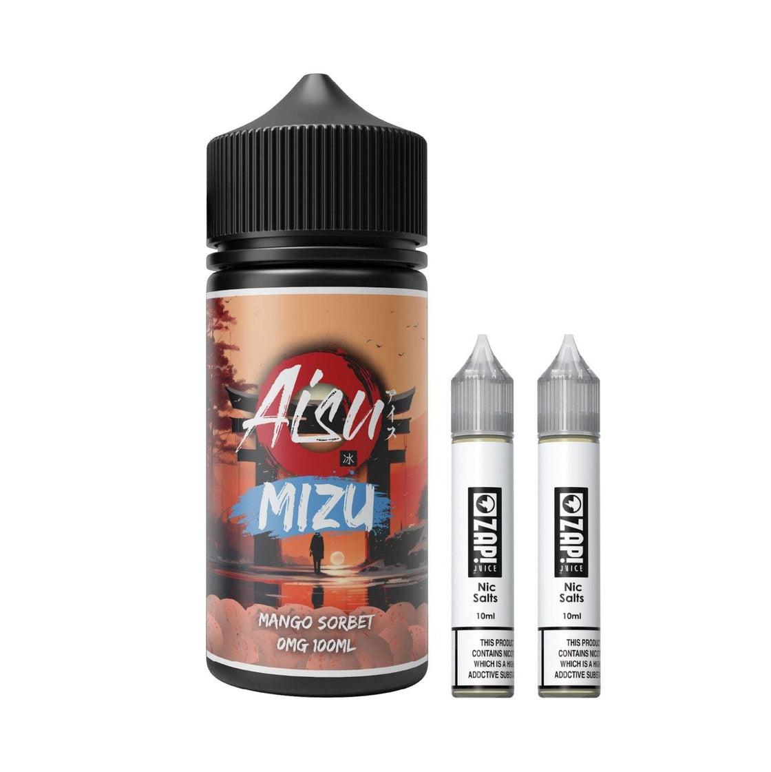 AISU MIZU MANGO SORBET 100ML SHORT FILL E-LIQUID BY ZAP!