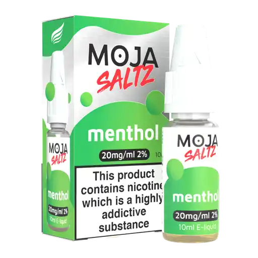 MENTHOL - 10ML NIC SALT BY MOJA SALTZ 10MG(1%) | 20MG(2%)