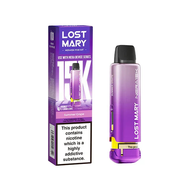 LOST MARY NERA FULLVIEW 30K PRE-FILLED POD KIT BUNDLE