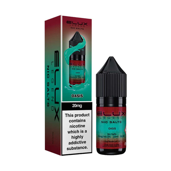 OASIS 10ML NIC SALT BY ELUX LEGEND 10MG(1%) | 20MG(2%)