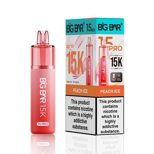 Peach Ice Big Bar 15000 Pro Prefilled Vape Kit