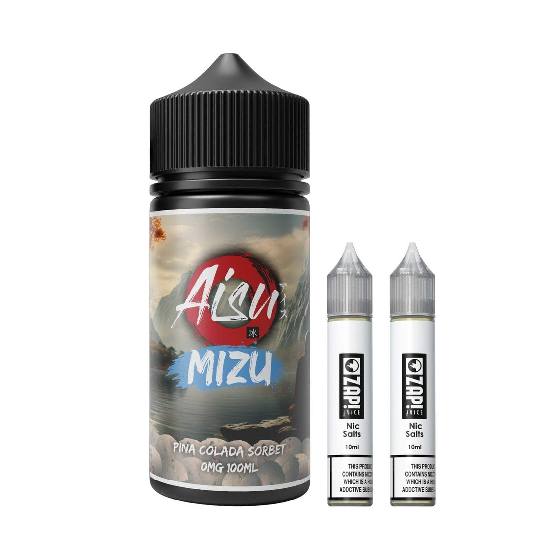 AISU MIZU PINA COLADA SORBET 100ML SHORT FILL E-LIQUID BY ZAP!