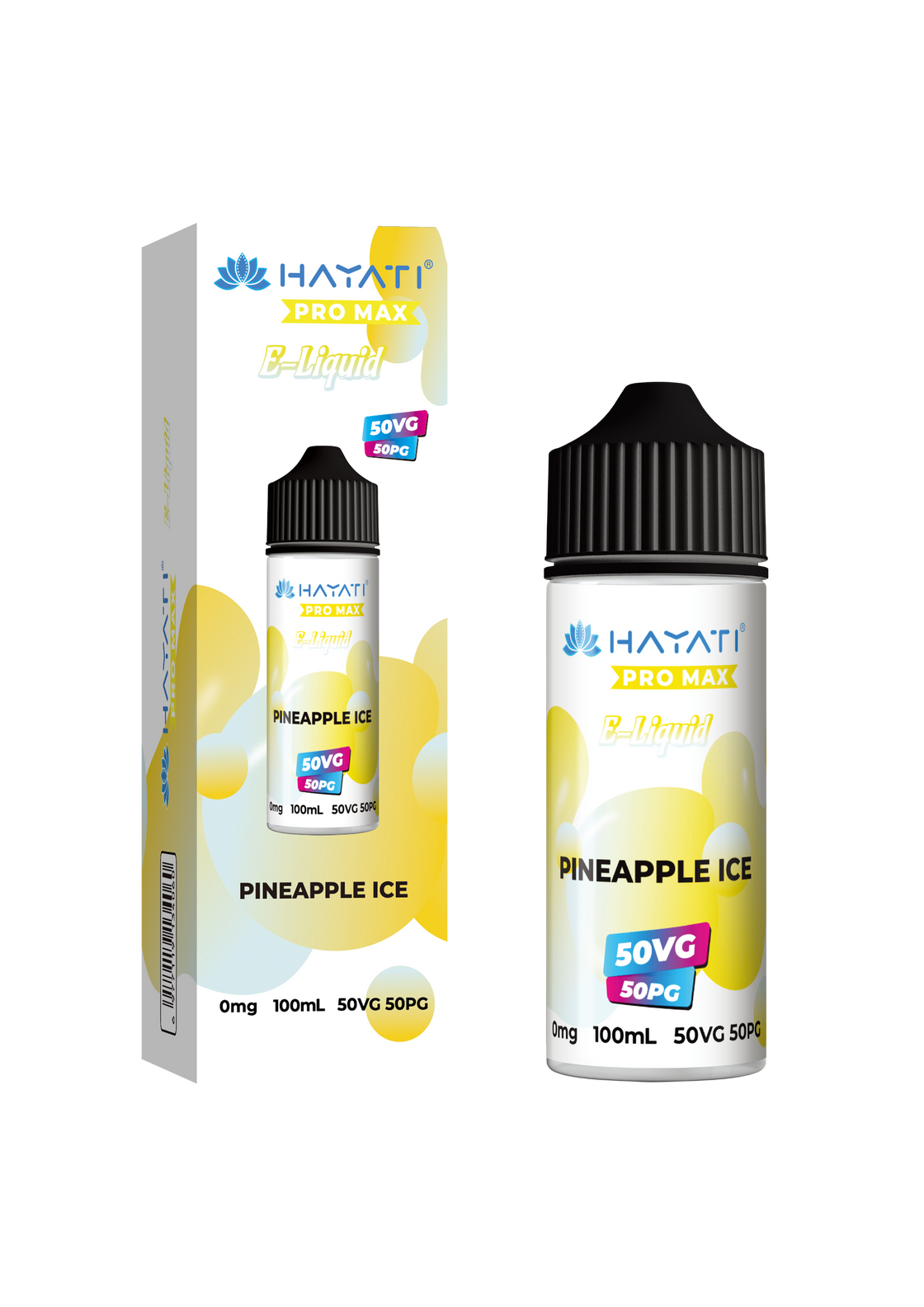 PINEAPPLE ICE - HAYATI PRO MAX 100ML SHORT FILL - 50/50PG/VG E-LIQUID