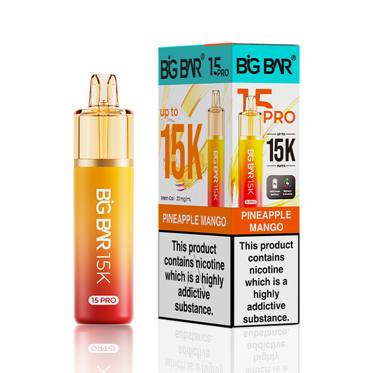 Pineapple Mango Big Bar 15000 Pro Prefilled Vape Kit