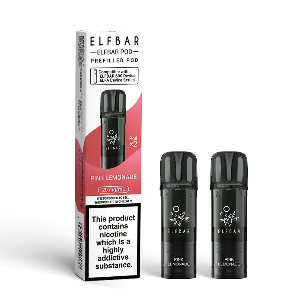 PINK LEMONADE ELFBAR 600 PODS (PACK OF 2)