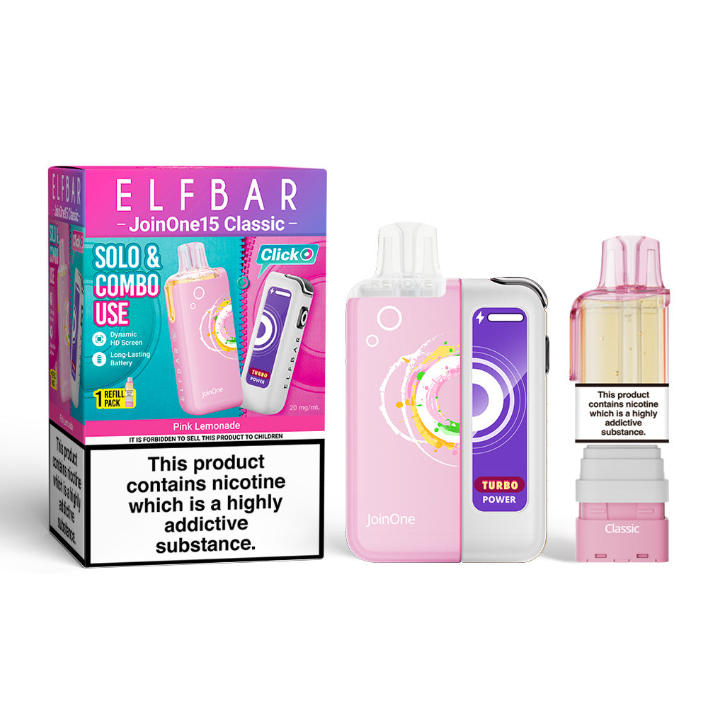 Elfbar Joinone 15 Classic Prefilled Kit - Pink Lemonade