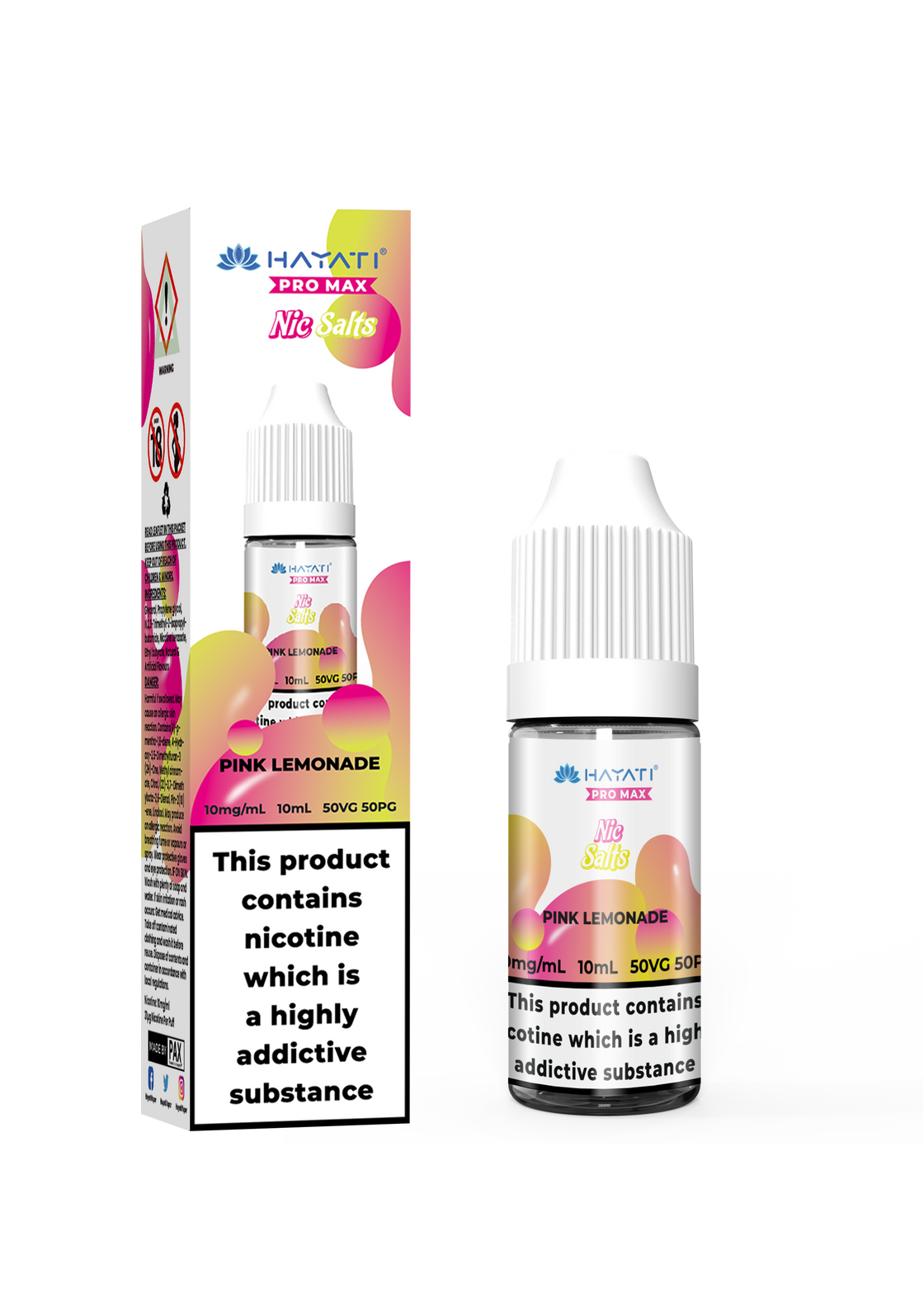 PINK LEMONADE 10ML NIC SALT BY HAYATI PRO MAX 10MG(1%) | 20MG(2%)