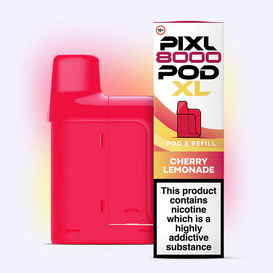 PIXL 8000 CHERRY LEMONADE VAPE POD - 20mg