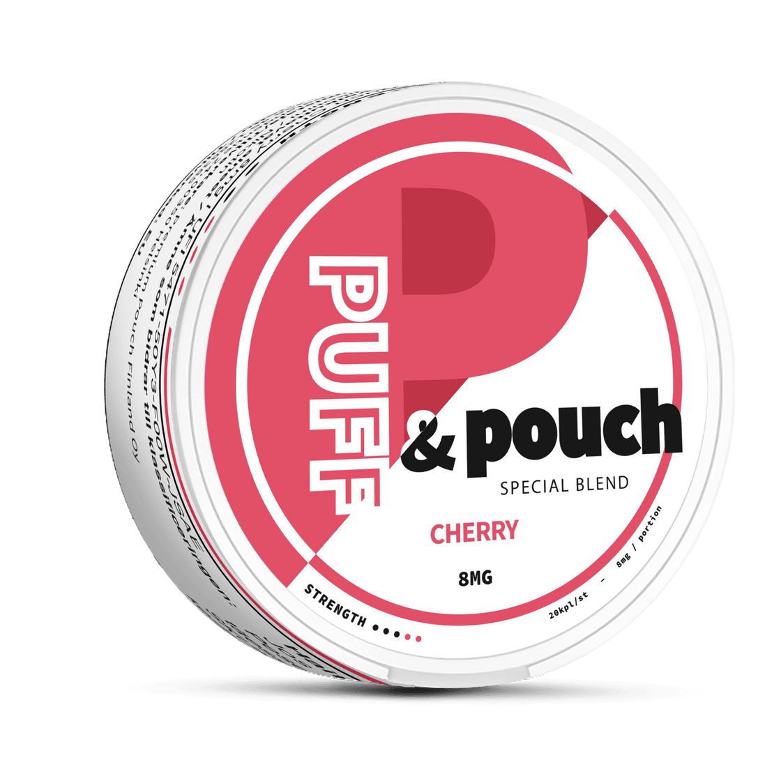 CHERRY 8MG - PUFF&POUCH NICOTINE POUCHES