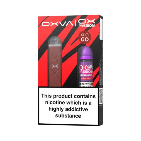 OXVA XLIM GO VAPE KIT OX PASSION NIC SALT COMBO PACK - 1000MAH