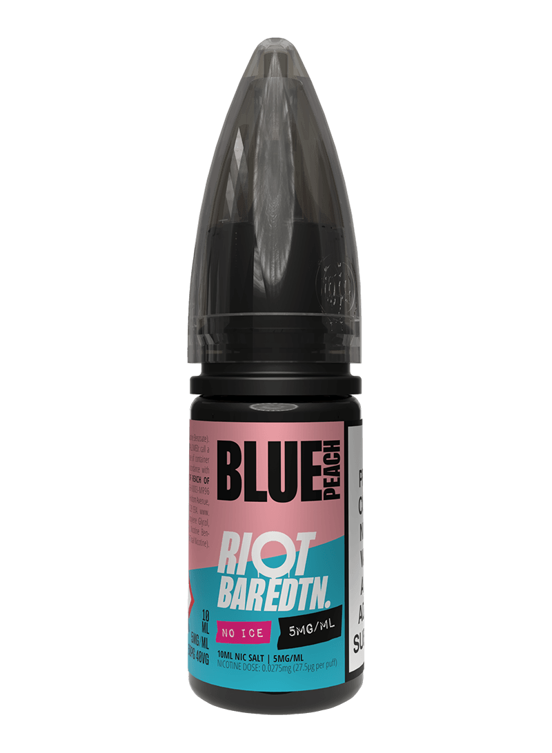 BLUE PEACH - BAR EDTN NO ICE - 10ML NIC SALT E-LIQUID - 5MG | 10MG | 20MG BY RIOT SQUAD