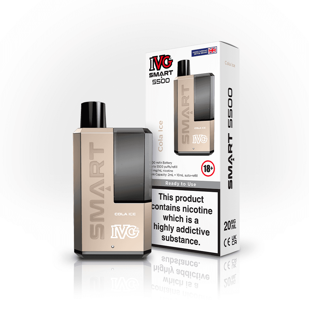 COLA ICE - IVG SMART 5500 DISPOSABLE VAPE - 20MG(2%)