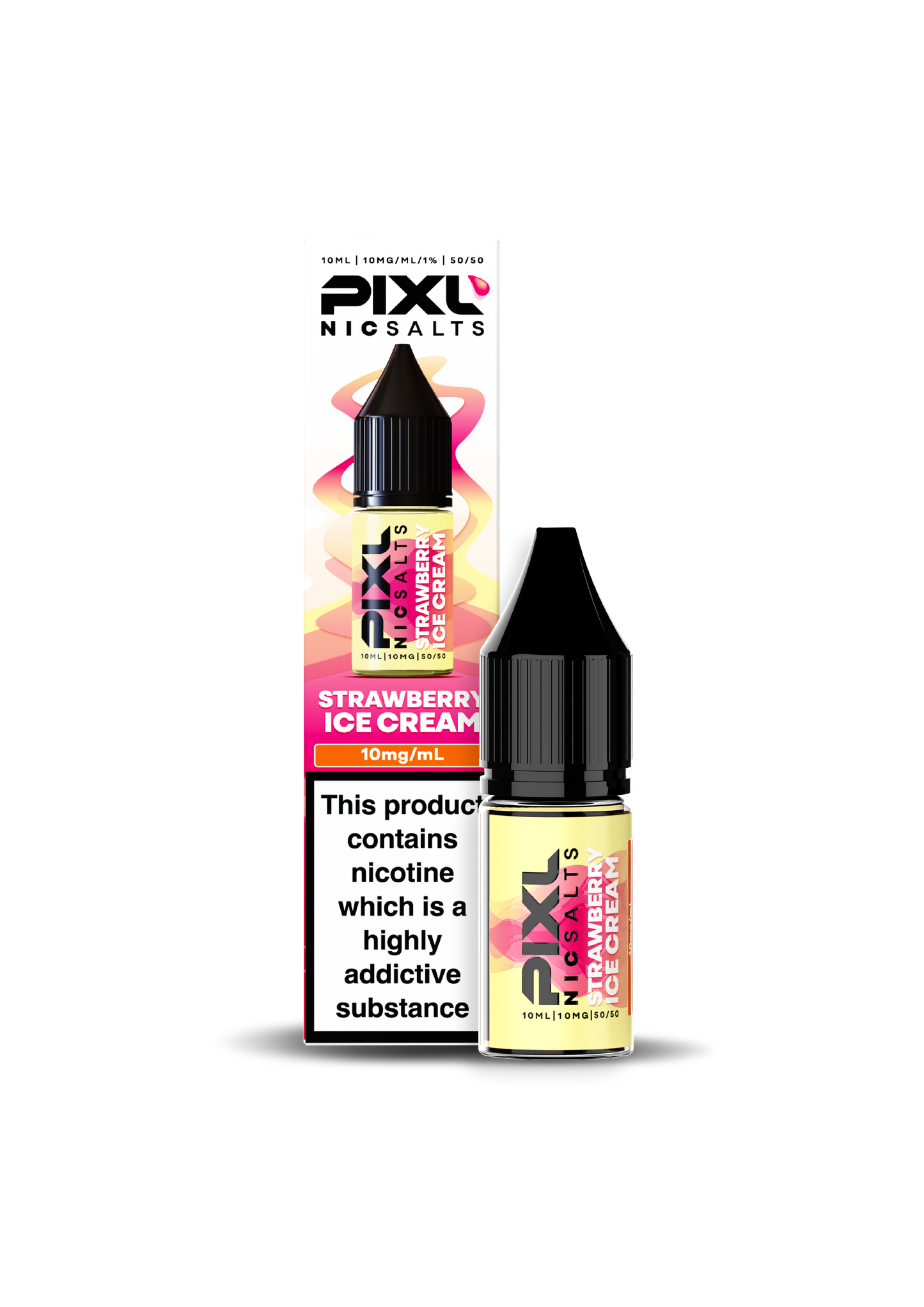 Strawberry Ice Cream E-Liquid by Pixl Nic Salts