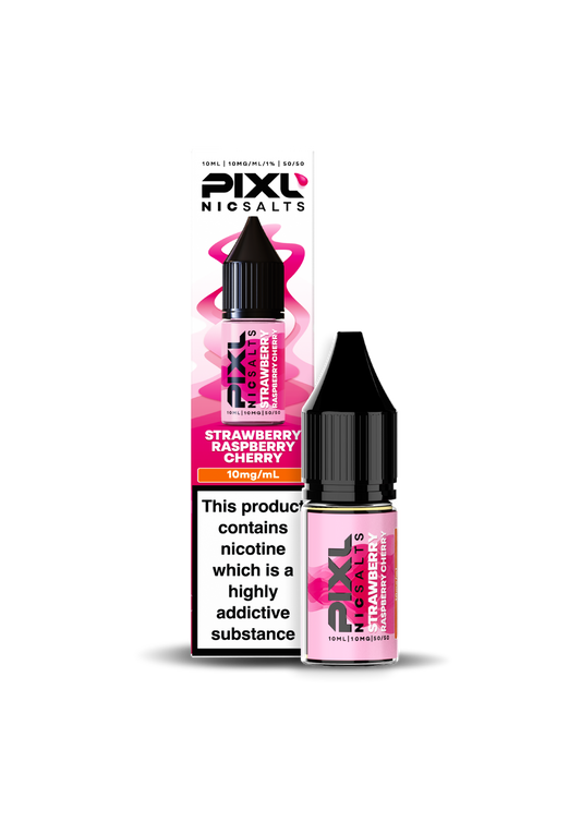 Strawberry Raspberry Cherry E-Liquid by Pixl Nic Salts