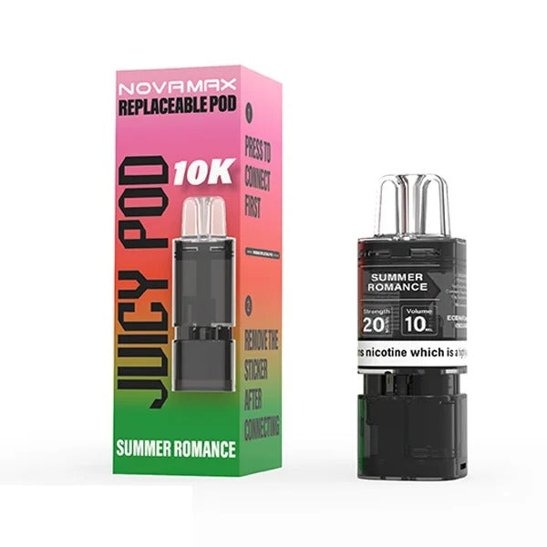 SUMMER ROMANCE - JUICY POD NOVAMAX 10K PRE-FILLED POD