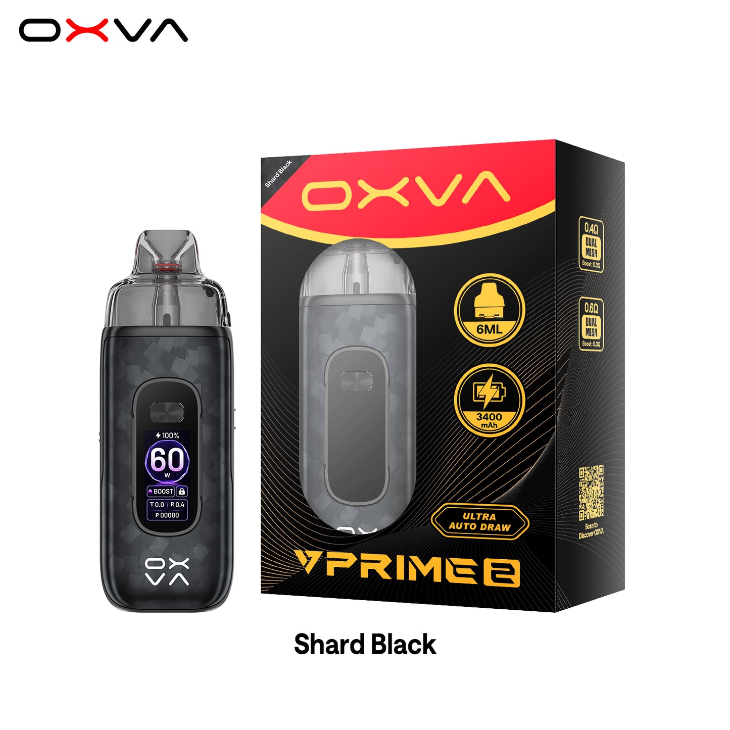 OXVA VPRIME 2 POD SYSTEM KIT - 3400MAH