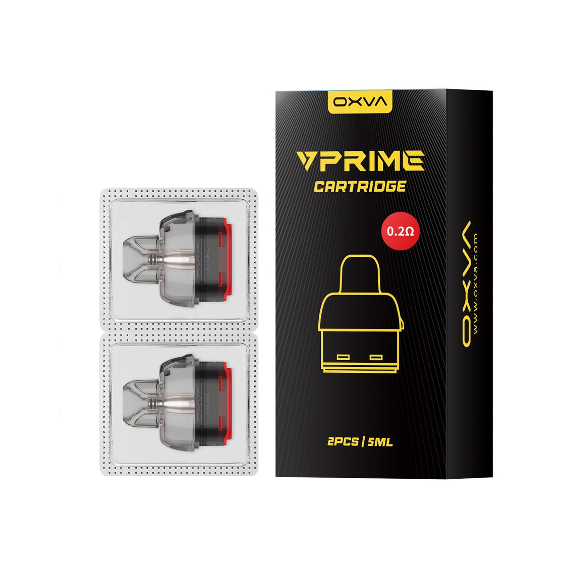 OXVA VPRIME REPLACEMENT CARTRIDGES - PACK OF 2